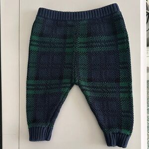 Cozy Cotton Knit Sweater Pants Plaid Soft Ralph Lauren aesthetic Baby 6 9 month